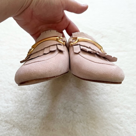 STARR & WALES Nicole Suede Mule Size 7.5 Barbie Barbiecore Comfy Stylish - Picture 3 of 8